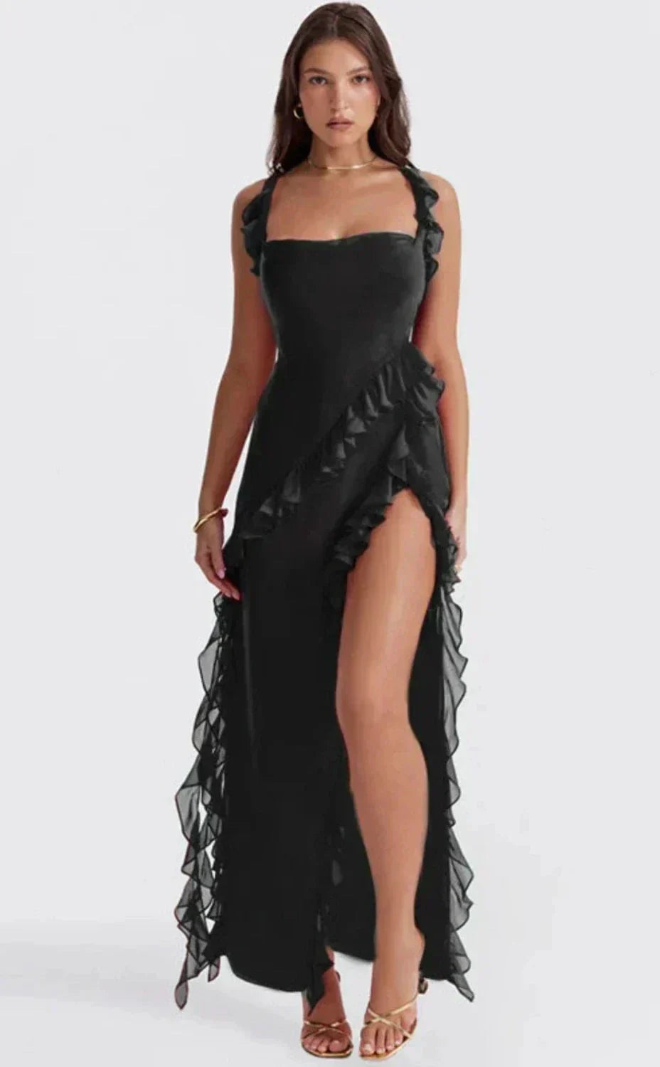 Cleevanzo™ | Robe élégante avec jambes ouvertes