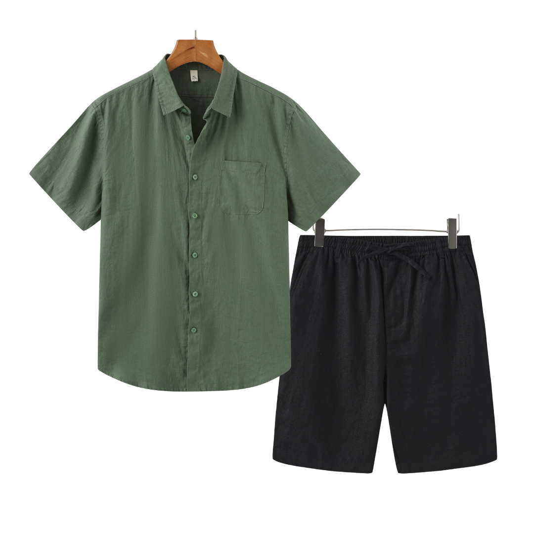 Cleeff™ | Linnen Combo Korte Broek