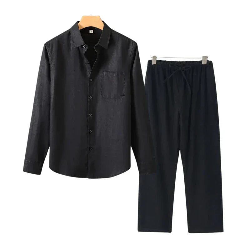 Cleeff™ | Linnen Combo Longsleeve
