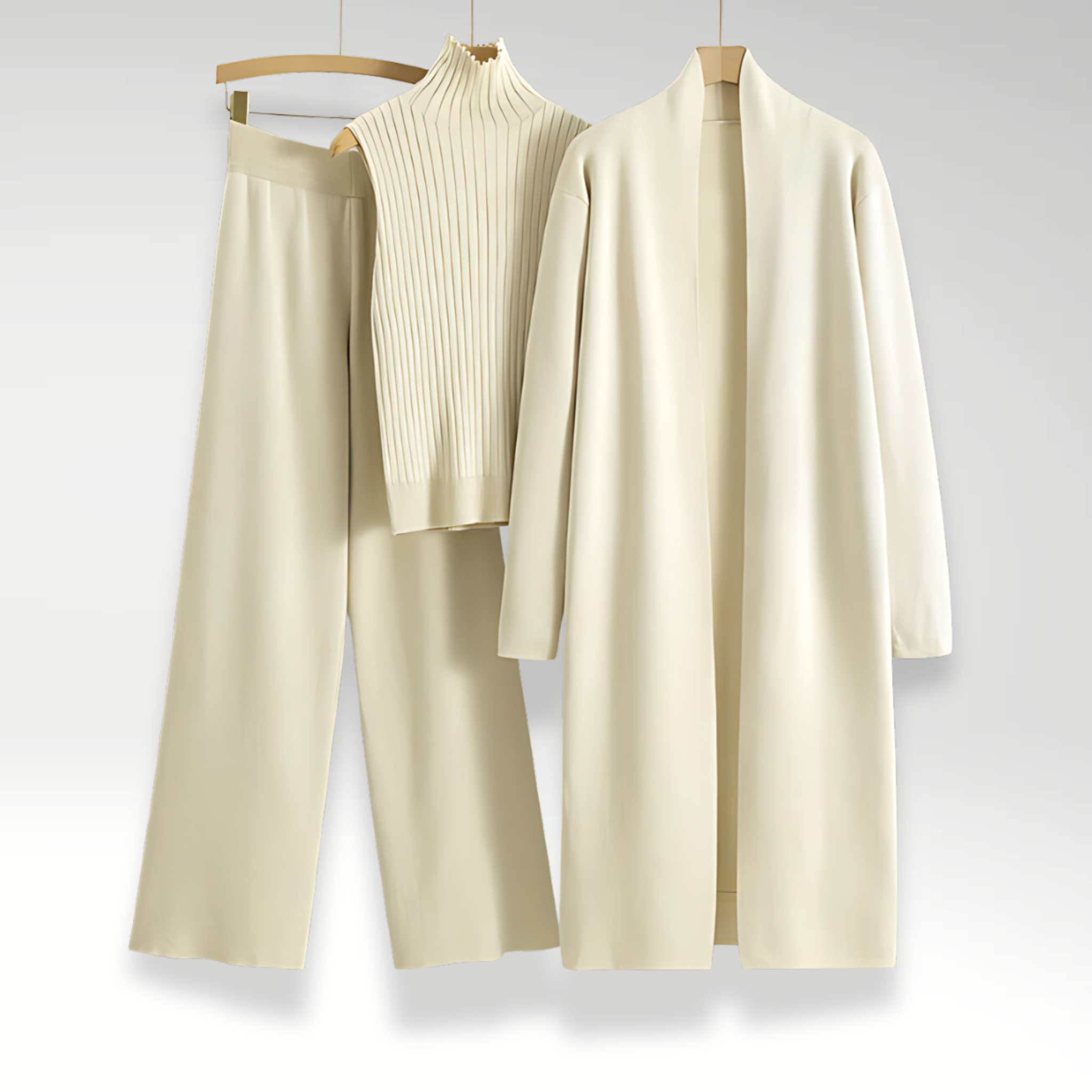 Cleevanzo™ | Ensemble trois pièces en maille Luxe