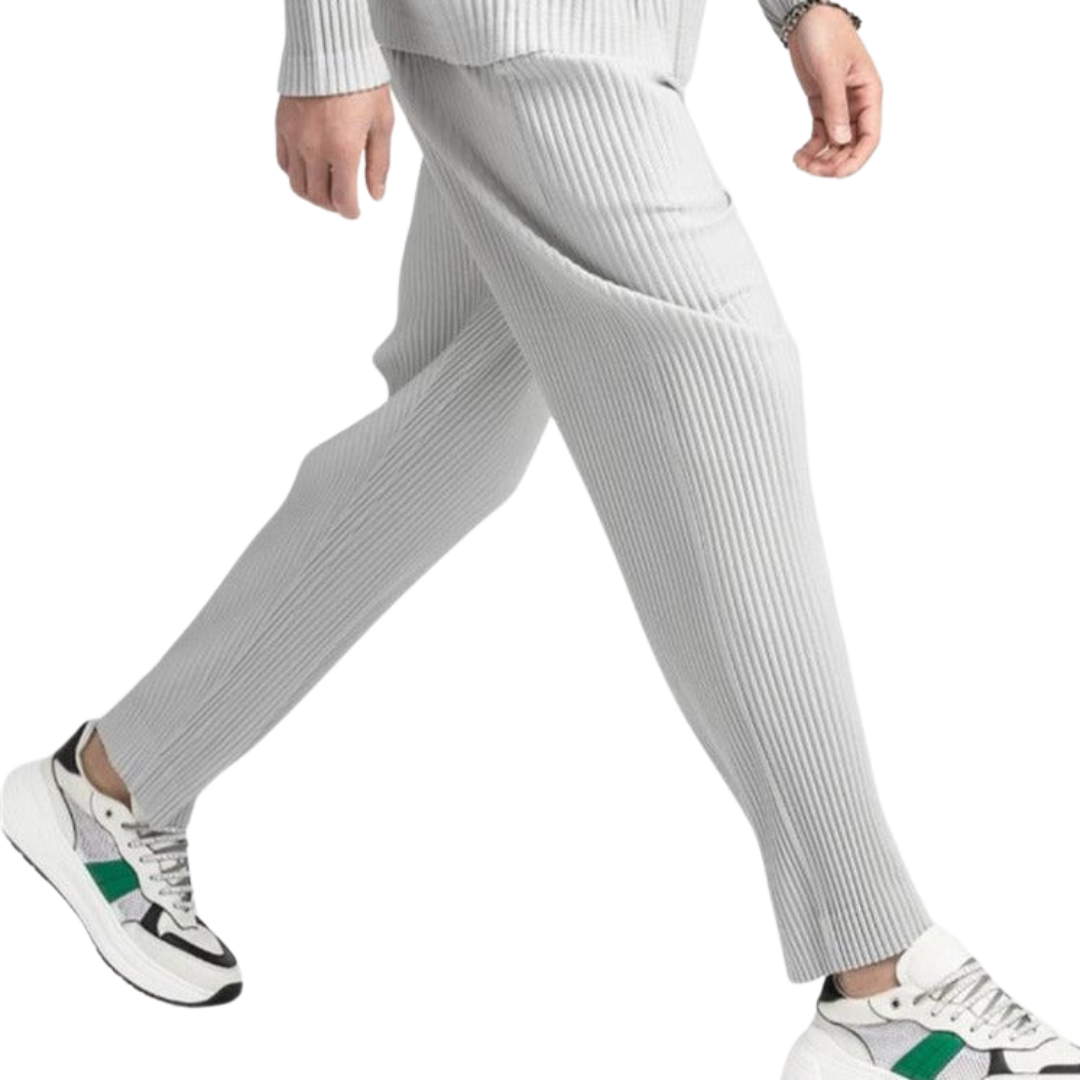 Cleeff™ | Geribde Katoenen Pantalon