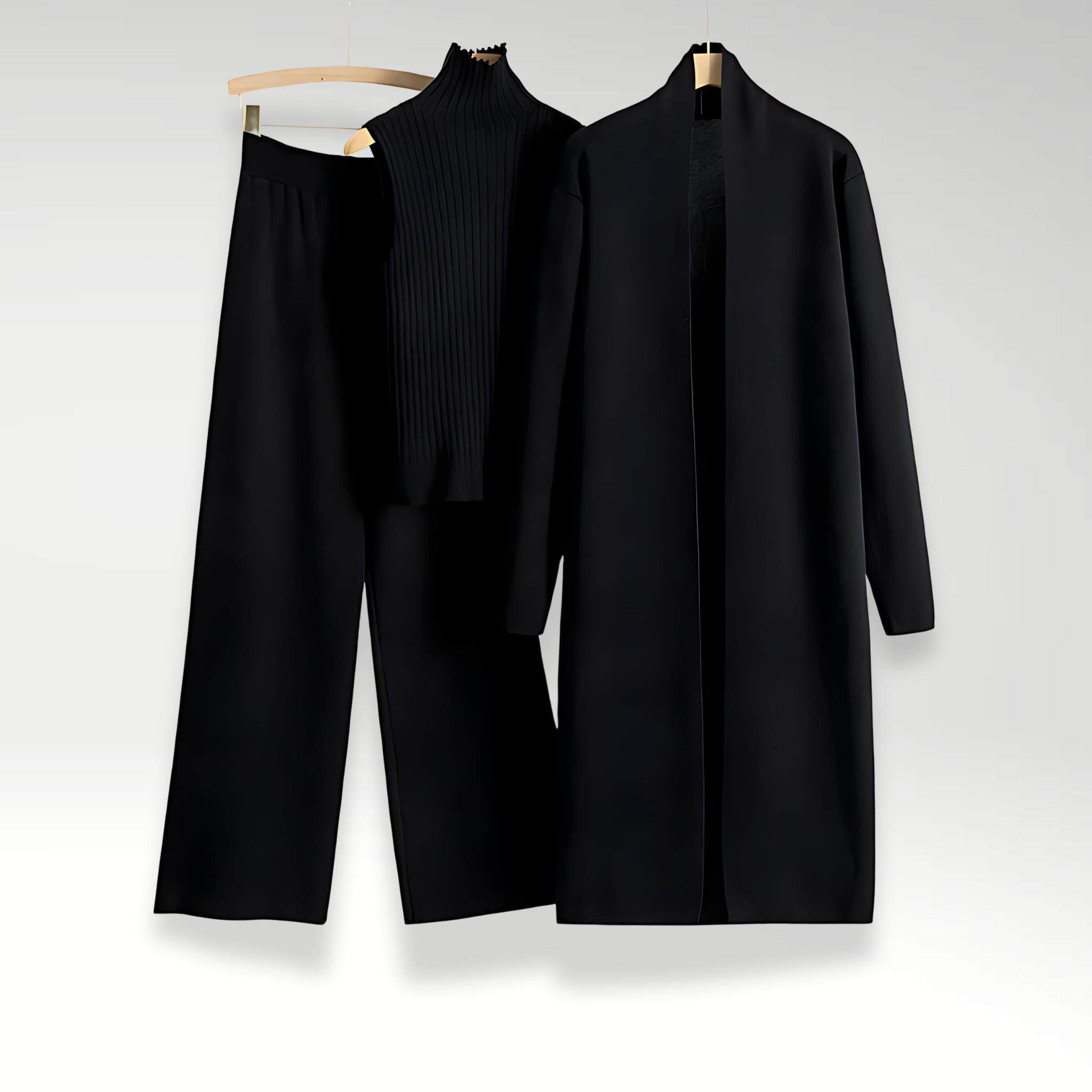 Cleevanzo™ | Ensemble trois pièces en maille Luxe