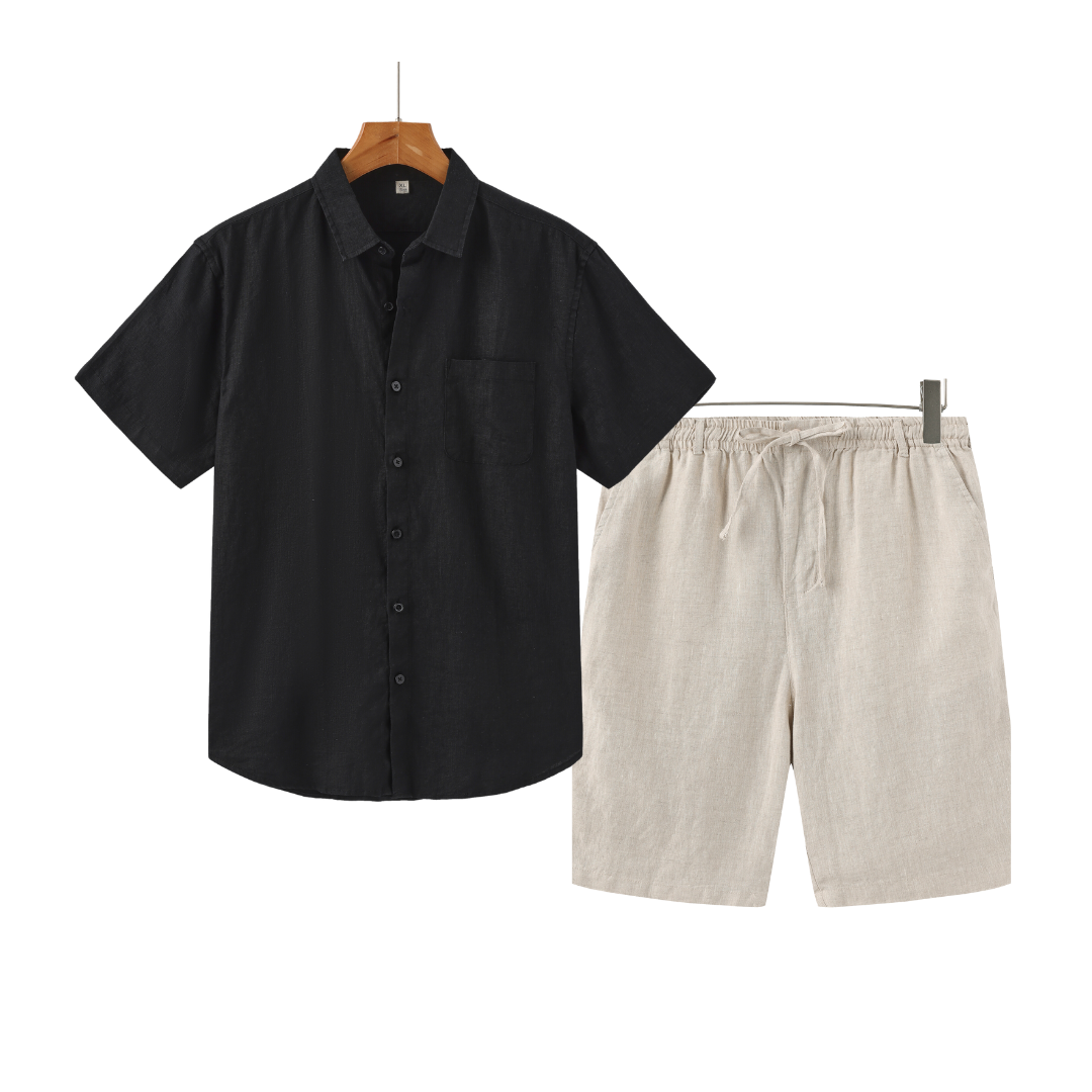 Cleeff™ | Linnen Combo Korte Broek