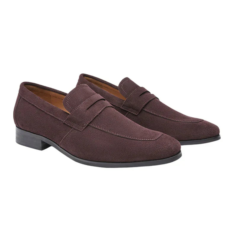 Cleeff™ | Oud Geld Suede Strap Loafers