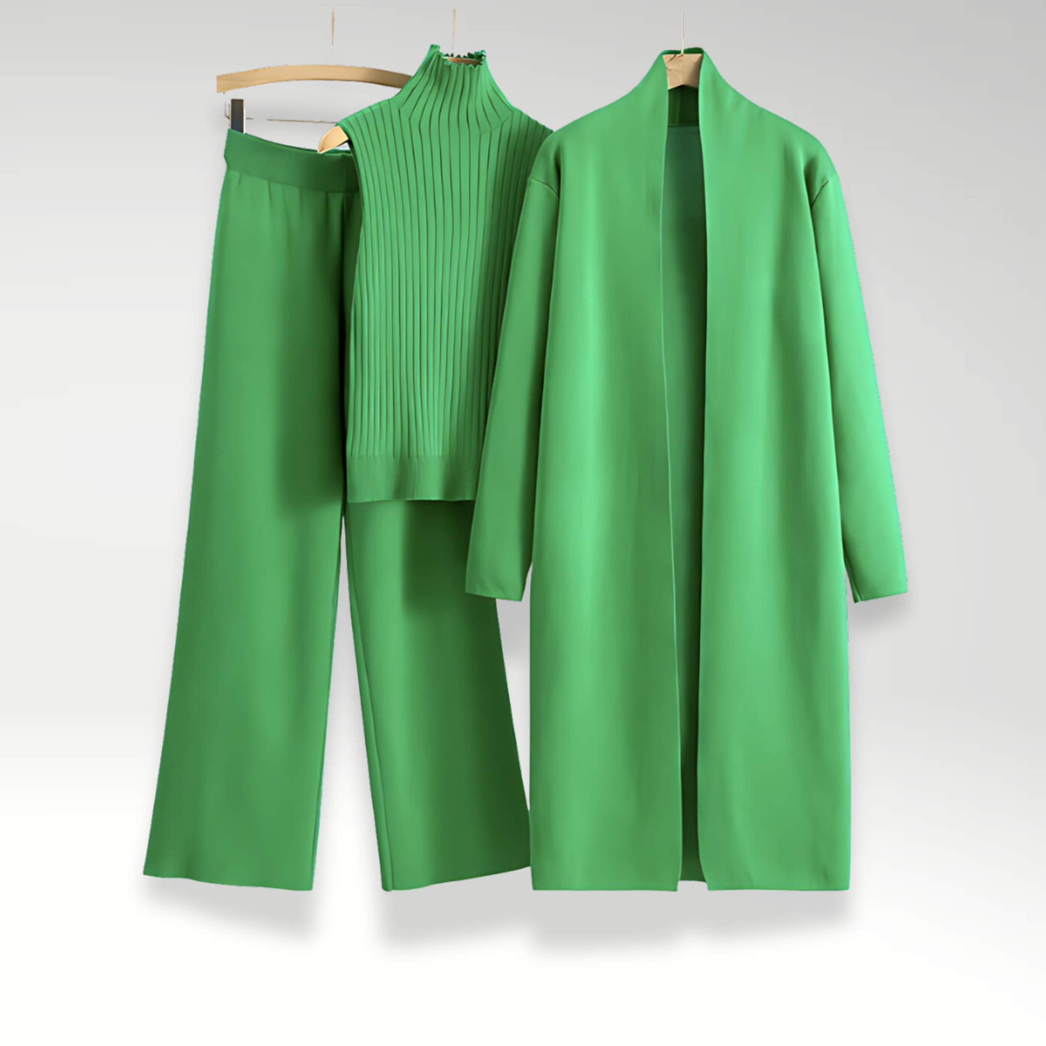 Cleevanzo™ | Ensemble trois pièces en maille Luxe