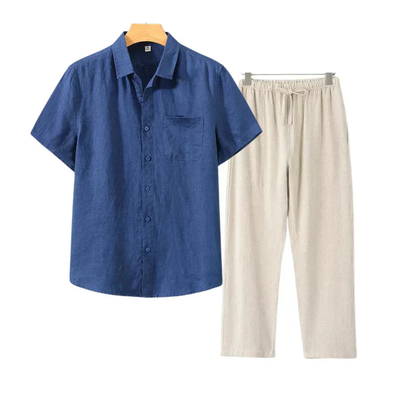 Cleeff™ | Combo Lin en Coton à Manches Courtes