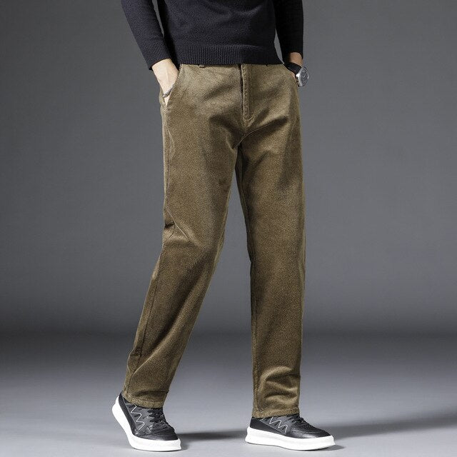 Cleeff™ | Corduroy met middelhoge taille