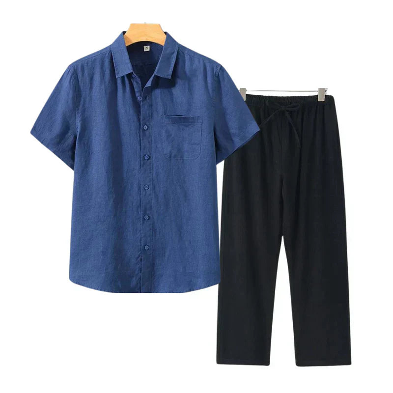Cleeff™ | Combo Lin en Coton à Manches Courtes