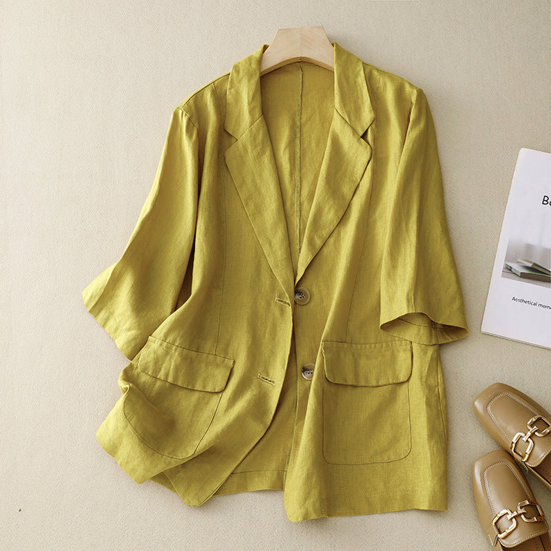 Cleevanzo™ | Blazer Lin Léger