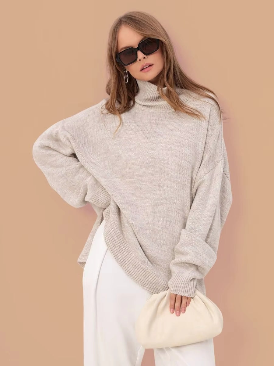 Cleevanzo™ | Pull avec fente surdimensionnée