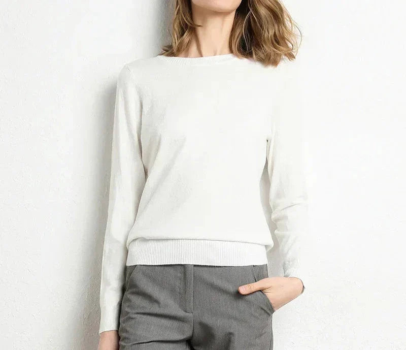 Cleevanzo™ | Pull confort en laine essentiel