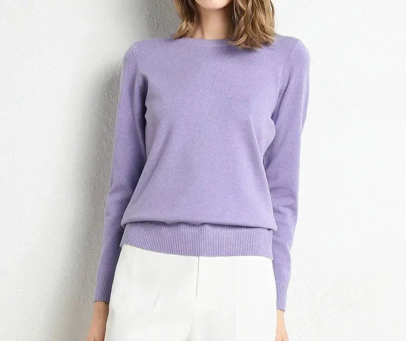 Cleevanzo™ | Pull confort en laine essentiel
