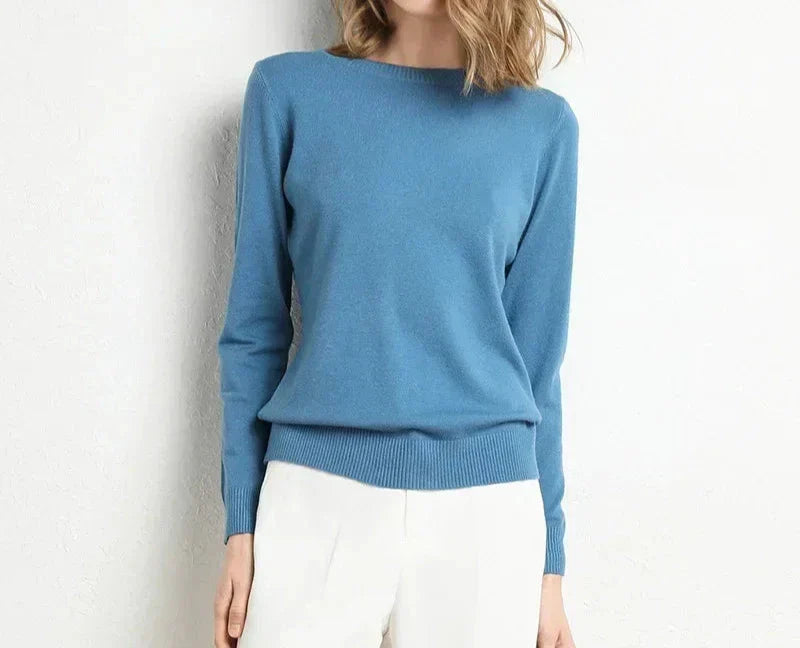 Cleevanzo™ | Pull confort en laine essentiel