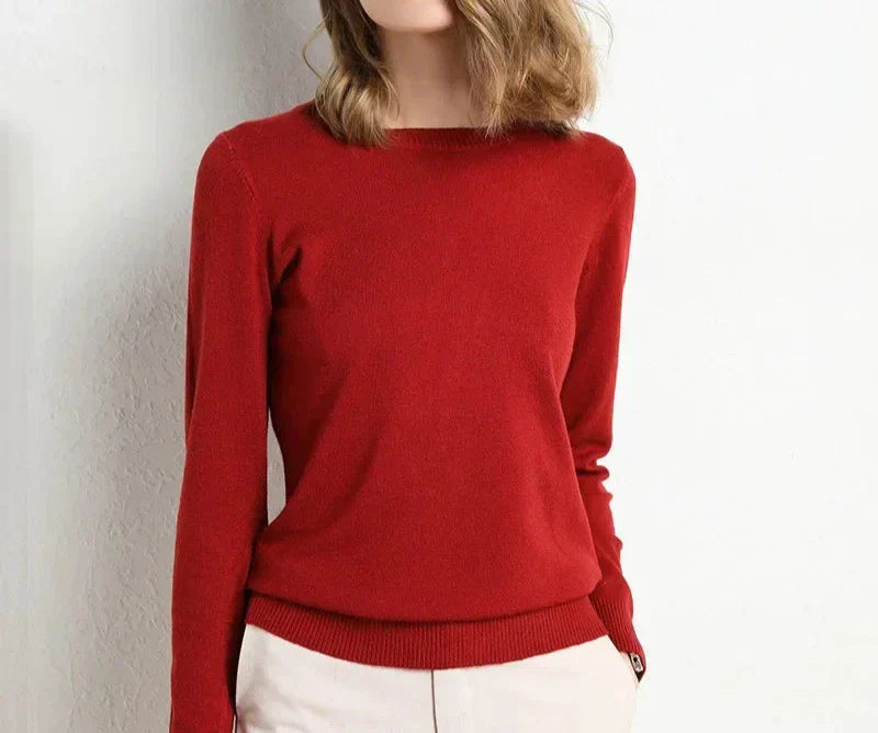 Cleevanzo™ | Pull confort en laine essentiel