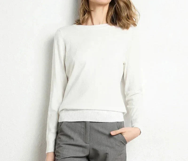 Cleevanzo™ | Pull confort en laine essentiel
