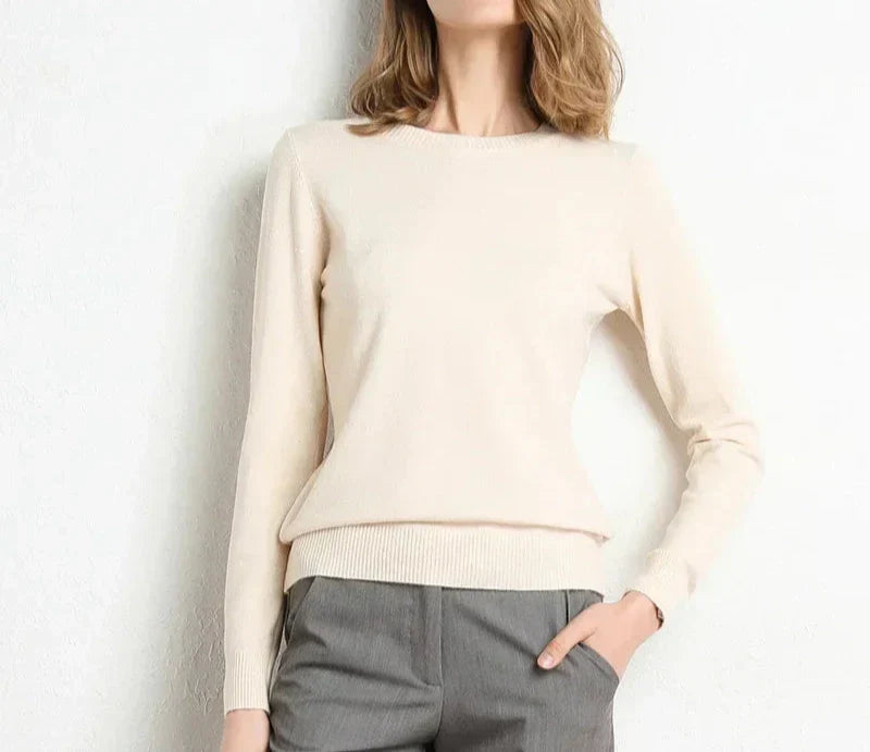 Cleevanzo™ | Pull confort en laine essentiel