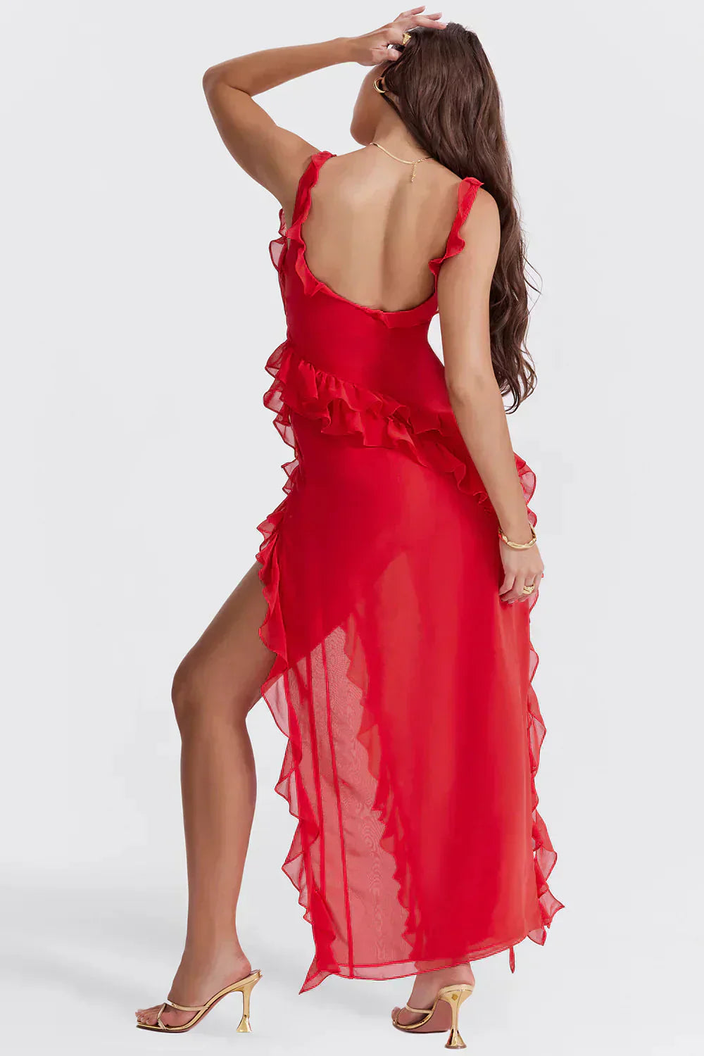 Cleevanzo™ | Robe élégante avec jambes ouvertes