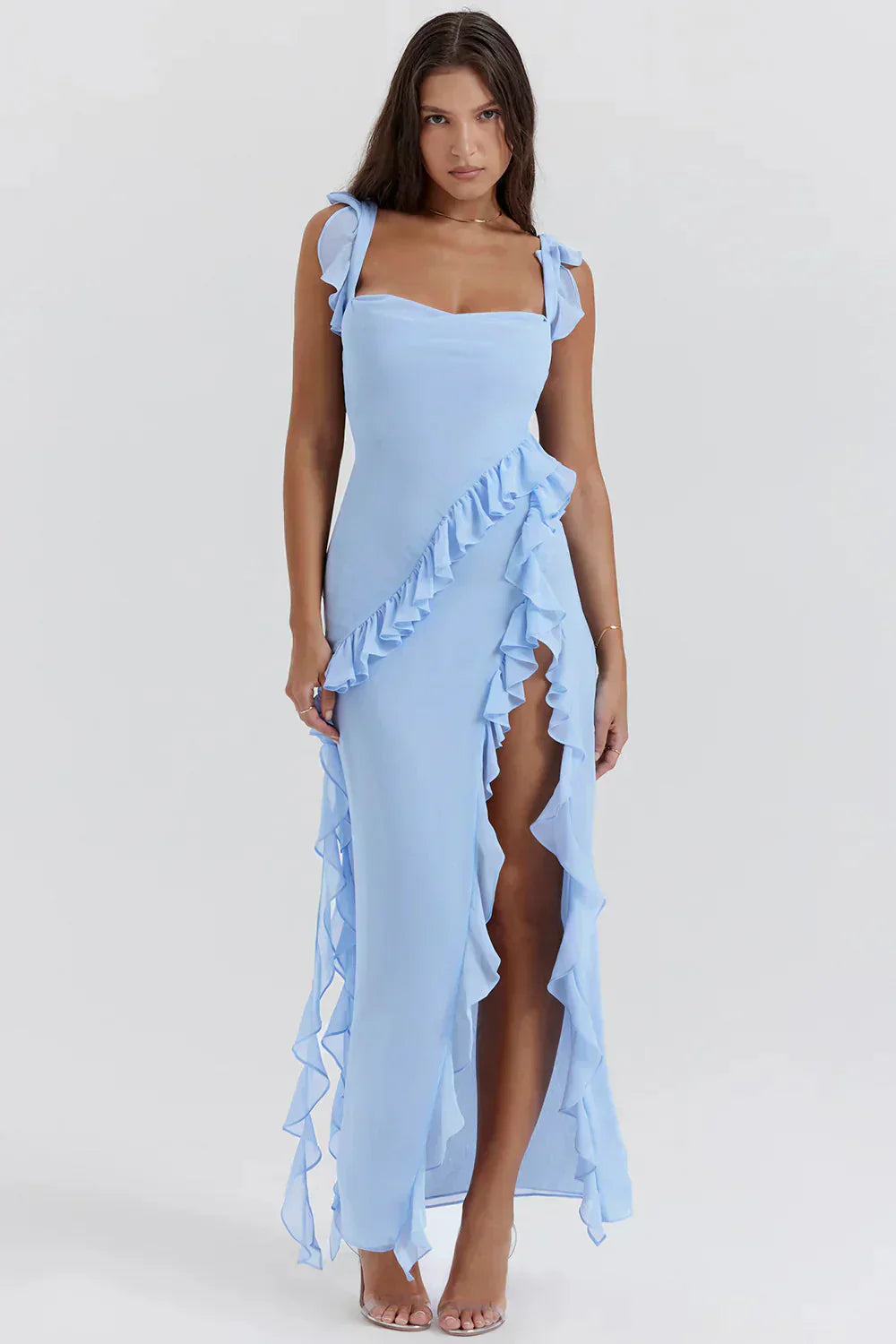 Cleevanzo™ | Robe élégante avec jambes ouvertes