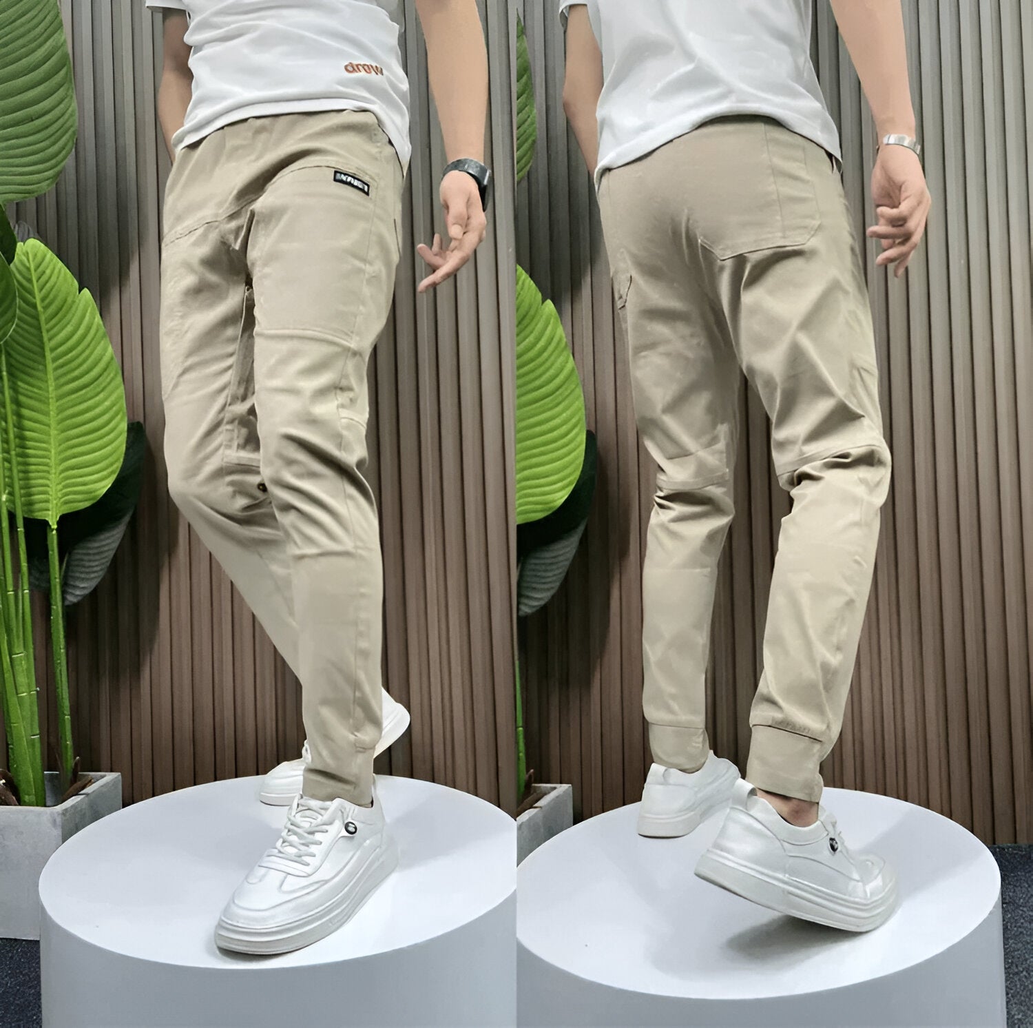 Cleevanzo™ | Pantalons Cargo Élastiques Premium (1+1 GRATUIT)
