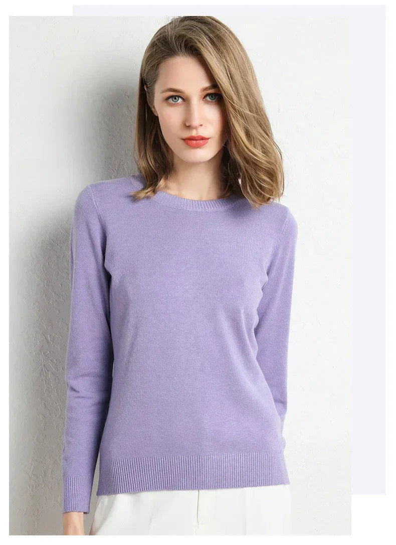 Cleevanzo™ | Pull confort en laine essentiel