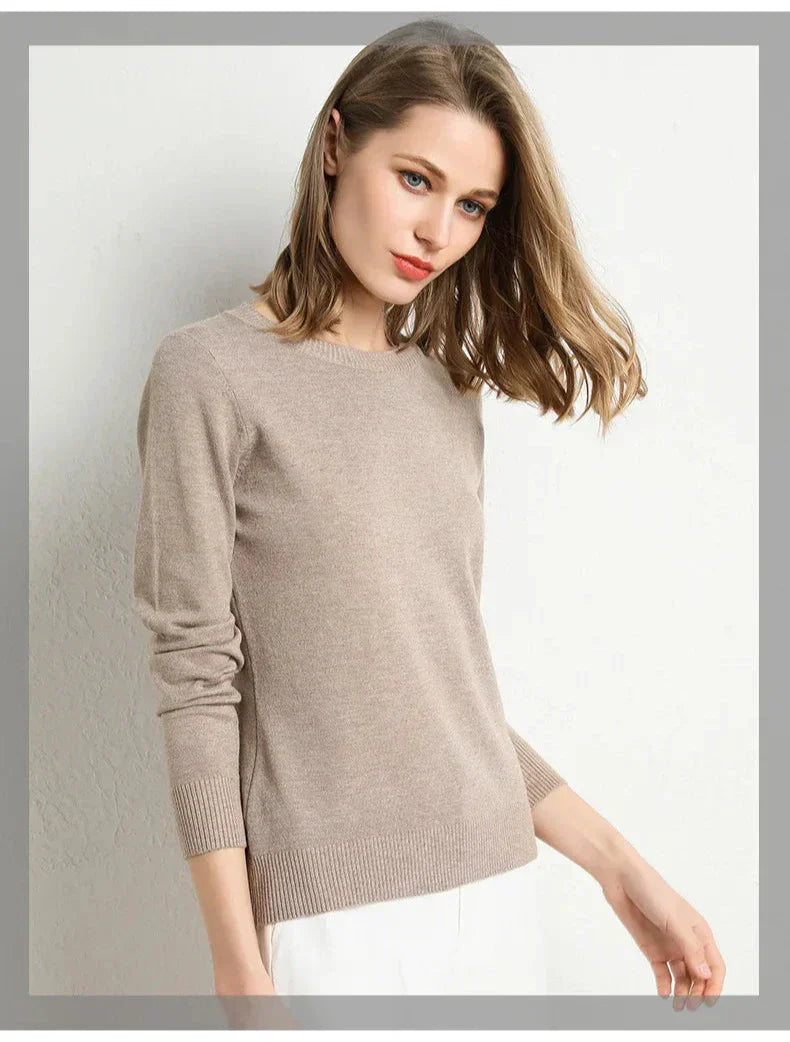 Cleevanzo™ | Pull confort en laine essentiel