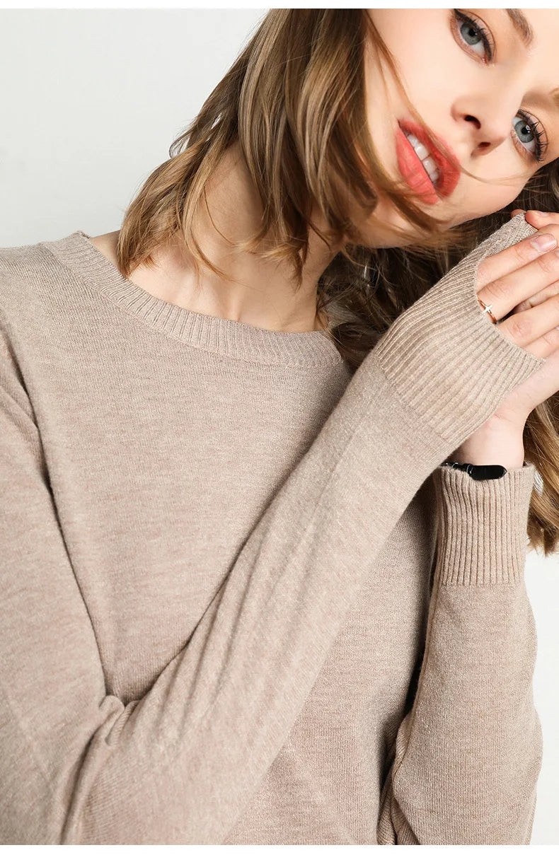 Cleevanzo™ | Pull confort en laine essentiel