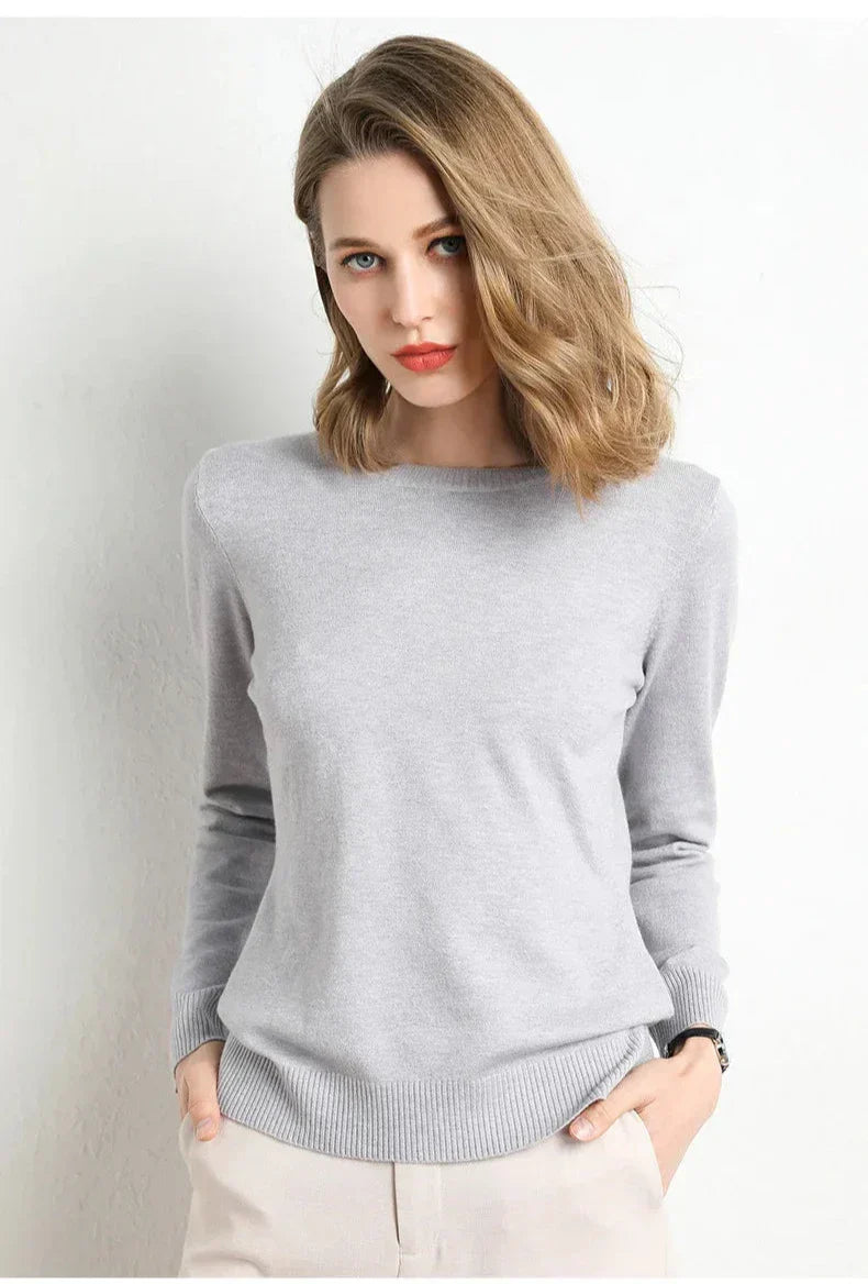 Cleevanzo™ | Pull confort en laine essentiel