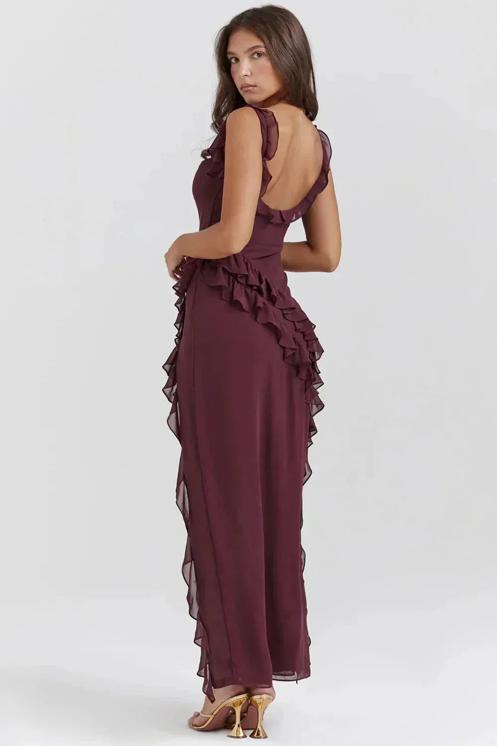 Cleevanzo™ | Robe élégante avec jambes ouvertes