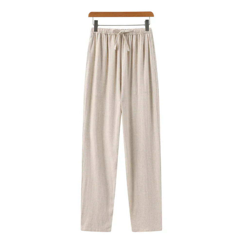 Cleeff™ | Linnen Slim Fit Pantalon