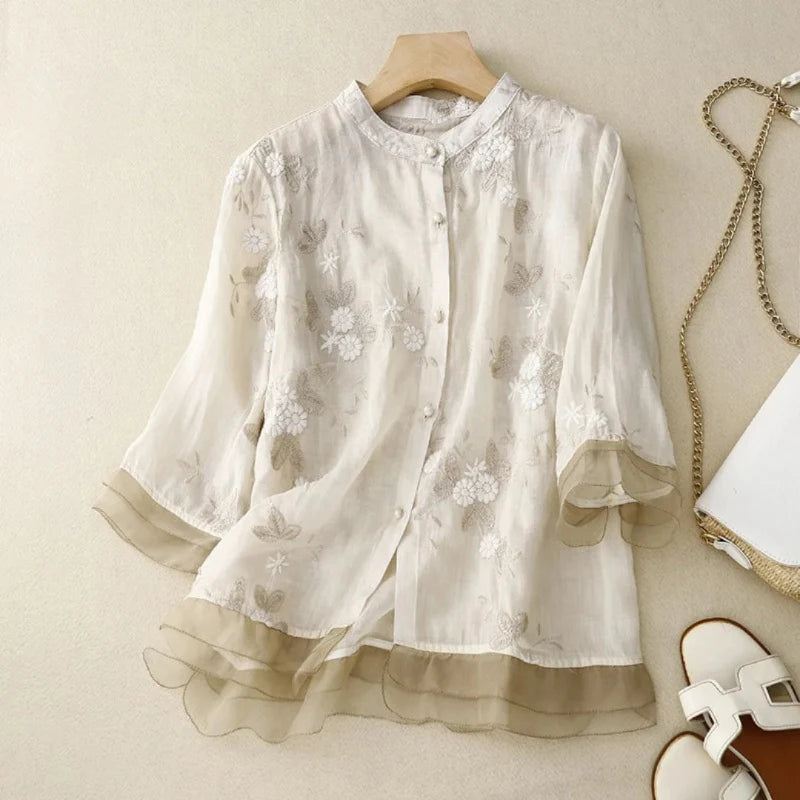 Cleevanzo™ | Blouse brodée