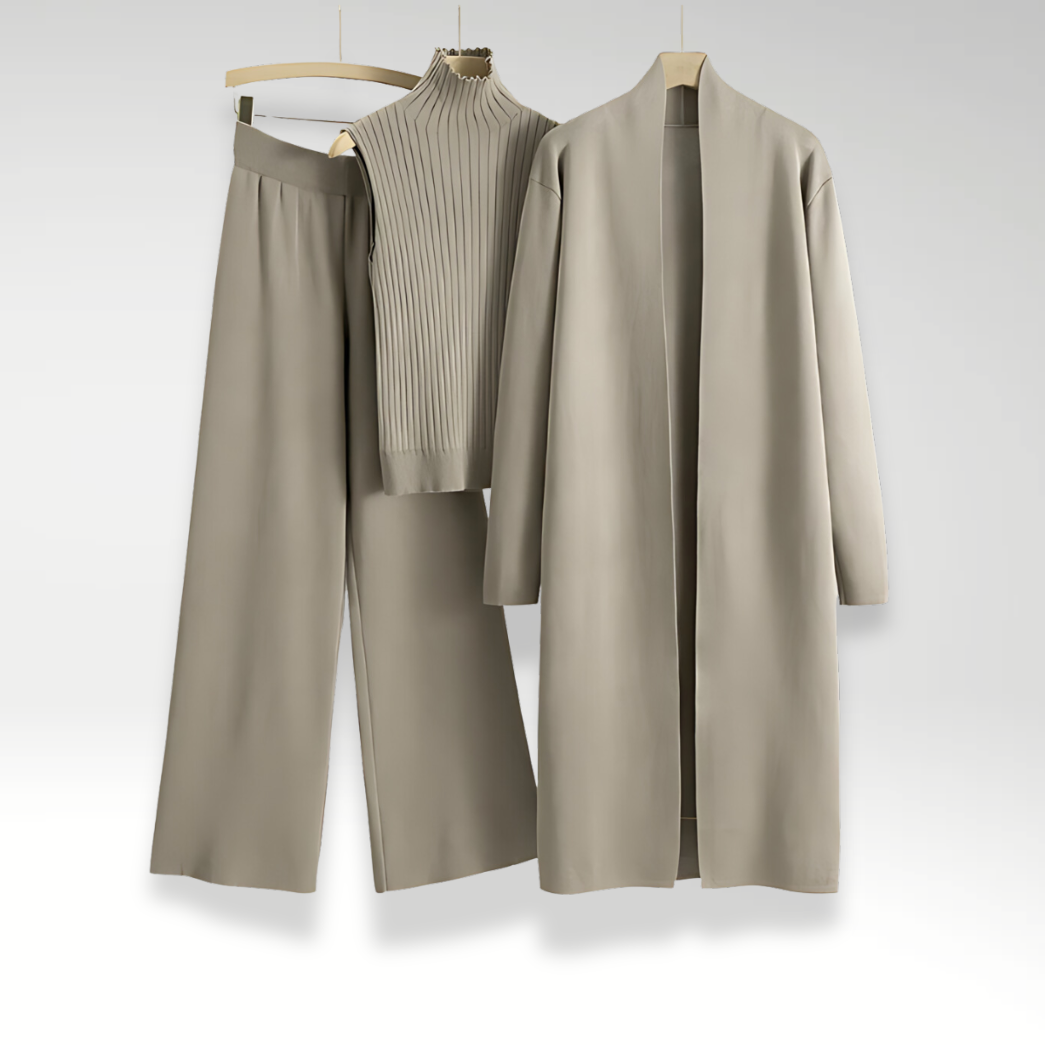 Cleevanzo™ | Ensemble trois pièces en maille Luxe
