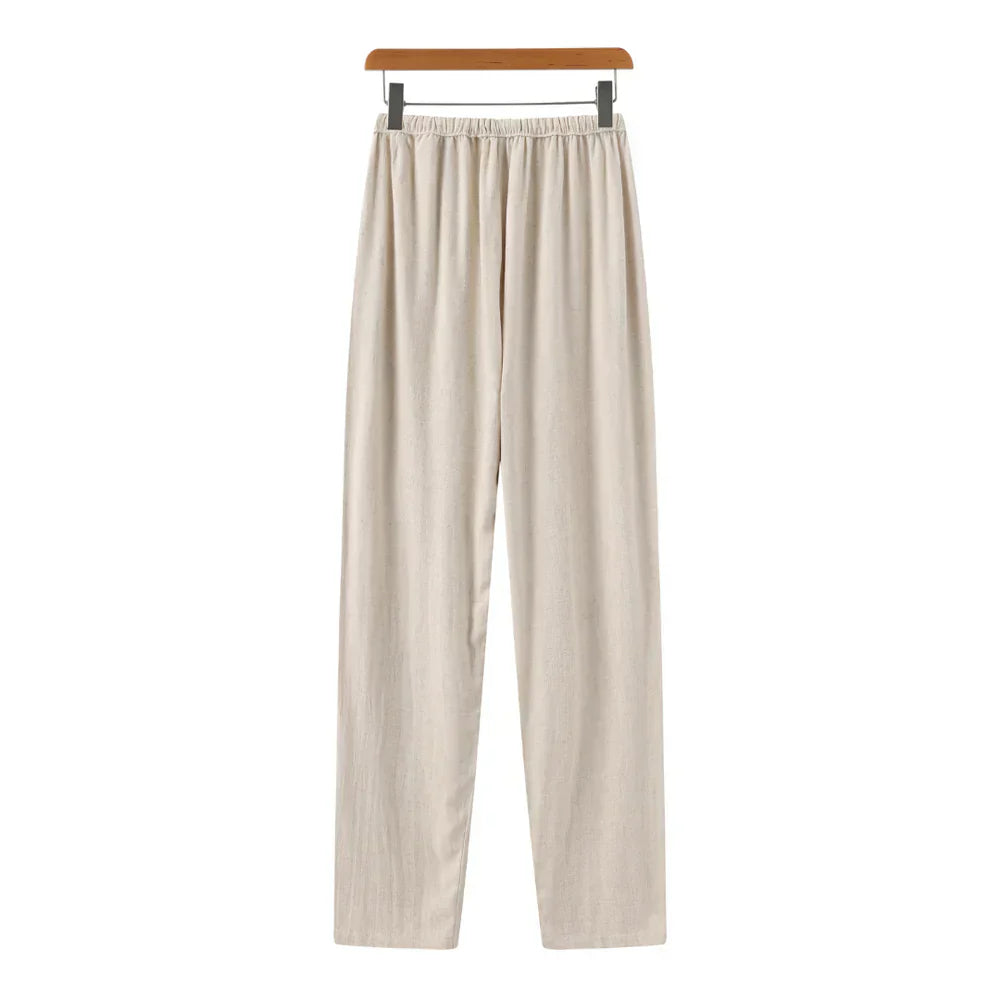 Cleeff™ | Linnen Slim Fit Pantalon