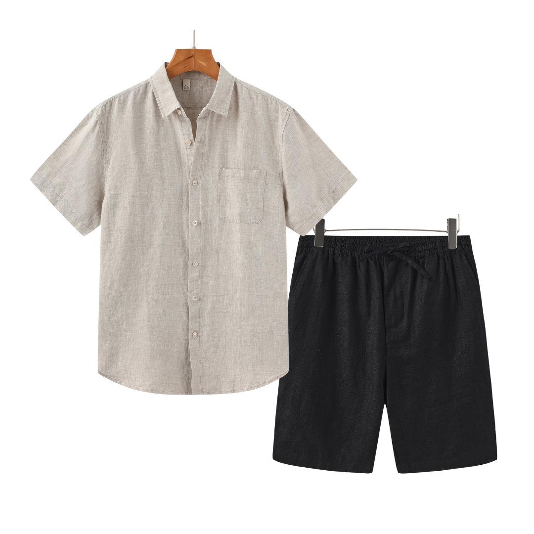Cleeff™ | Linnen Combo Korte Broek