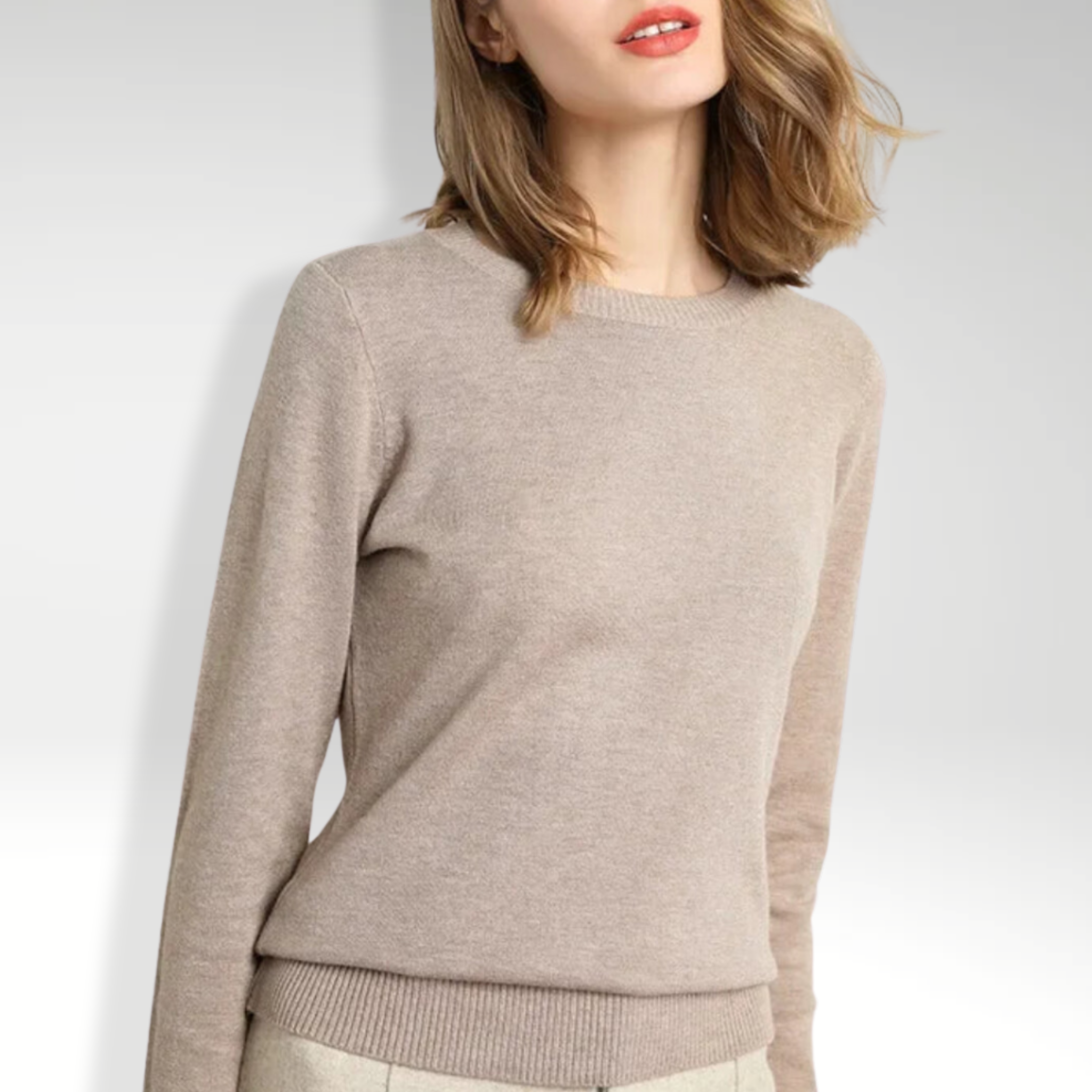 Cleevanzo™ | Pull confort en laine essentiel