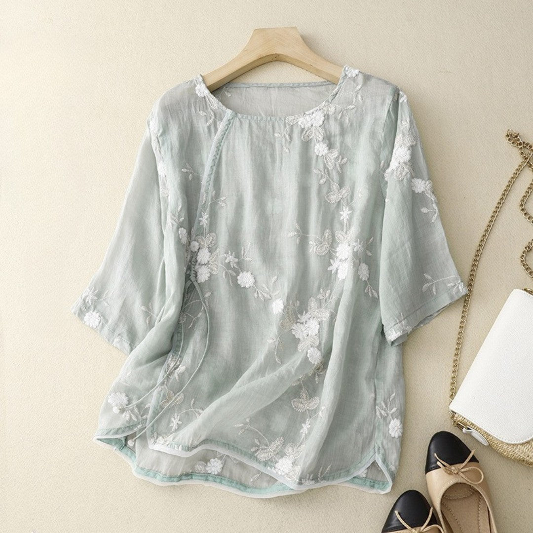 Cleevanzo™ | Blouse Brodée