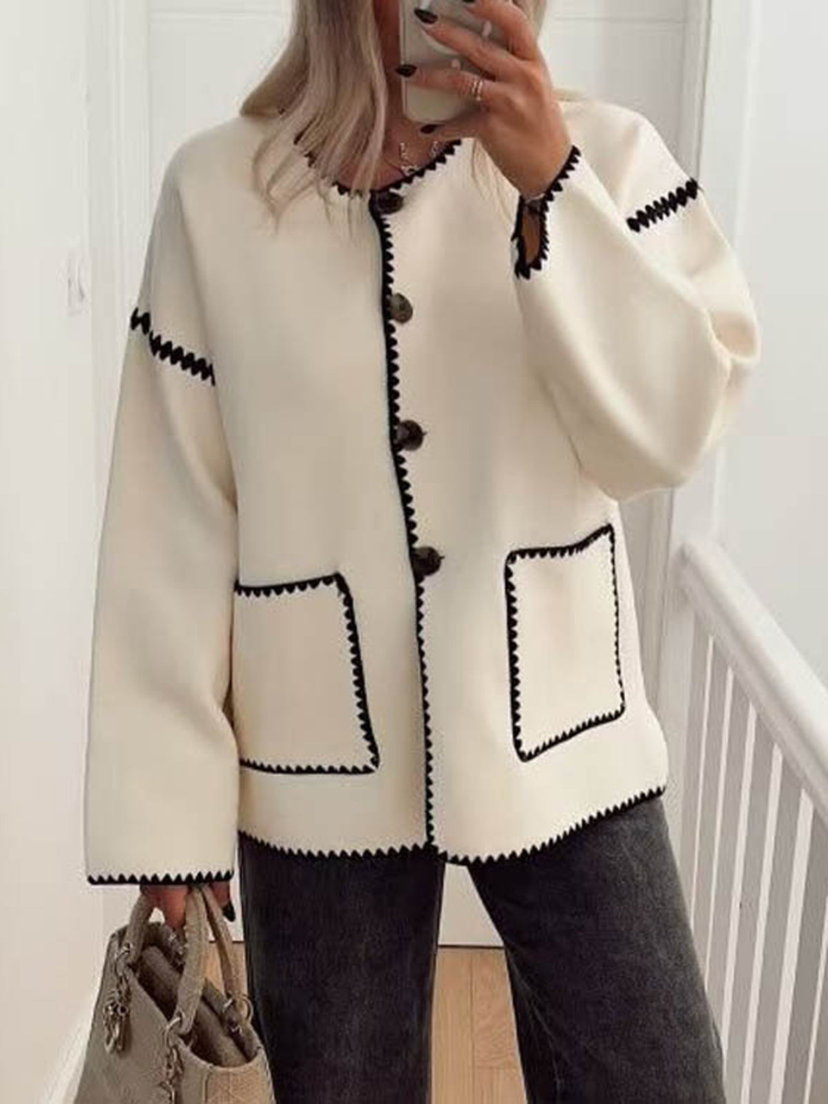 Cleevanzo™ | Veste contrastée