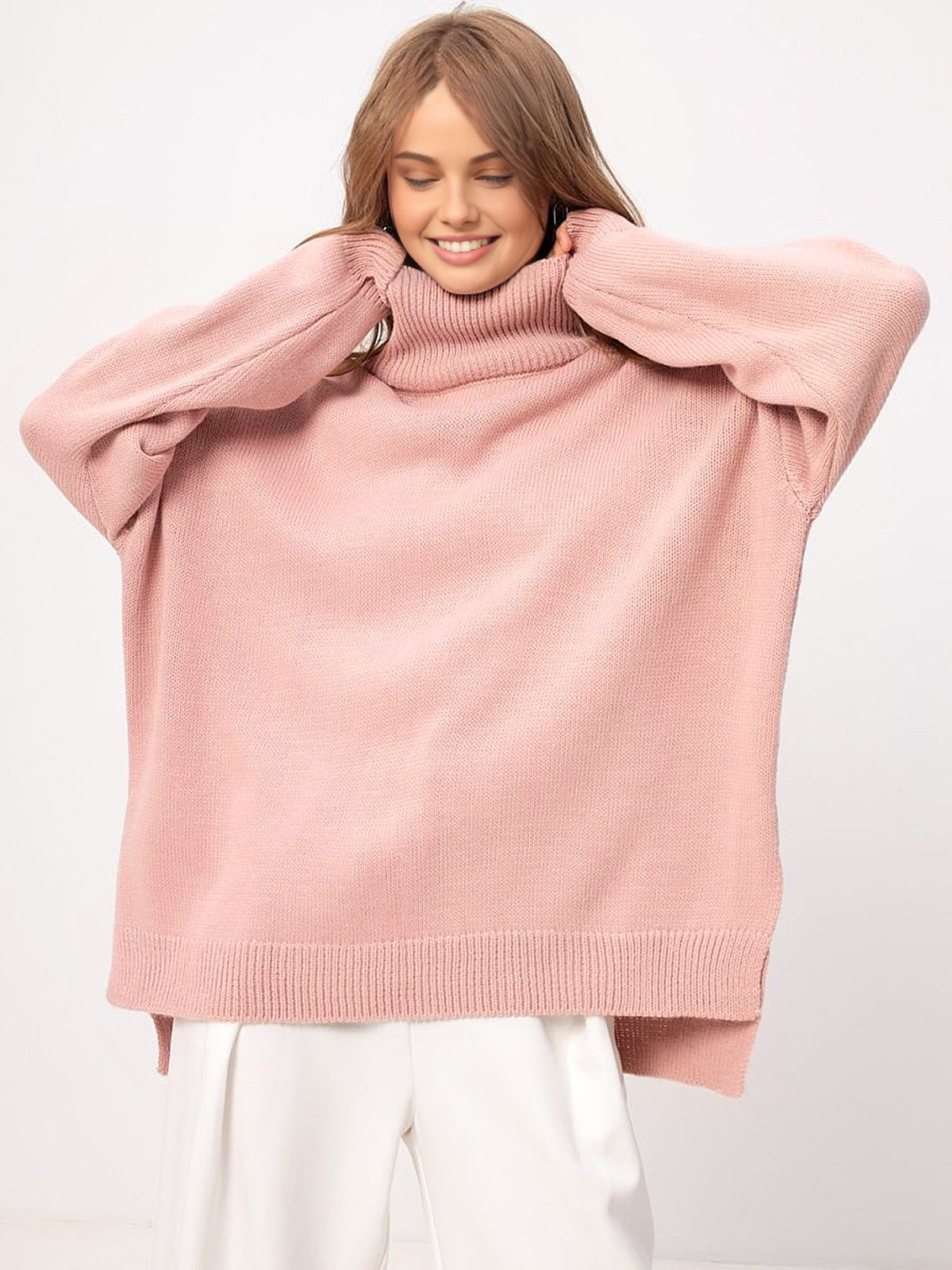 Cleevanzo™ | Pull avec fente surdimensionnée