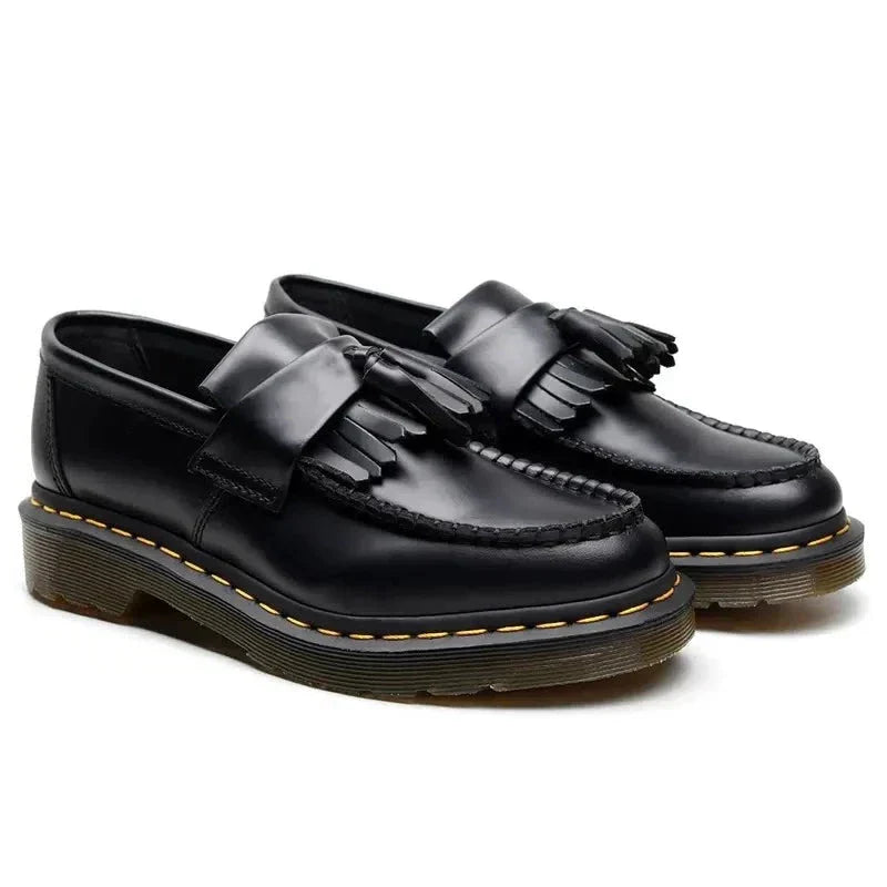 Cleeff™ | Oude geld leren loafers