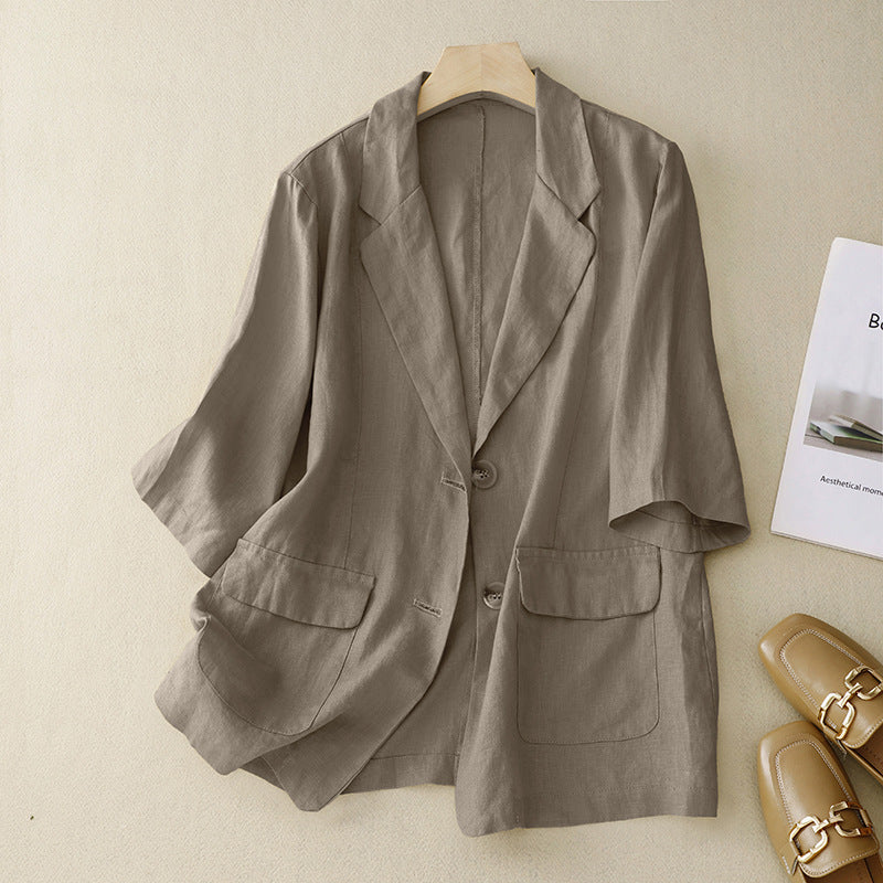 Cleevanzo™ | Blazer Lin Léger