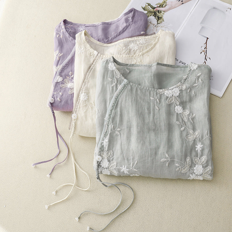 Cleevanzo™ | Blouse Brodée