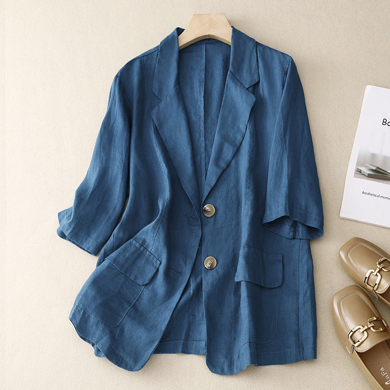 Cleevanzo™ | Blazer Lin Léger
