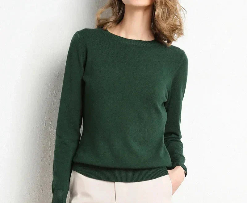 Cleevanzo™ | Pull confort en laine essentiel