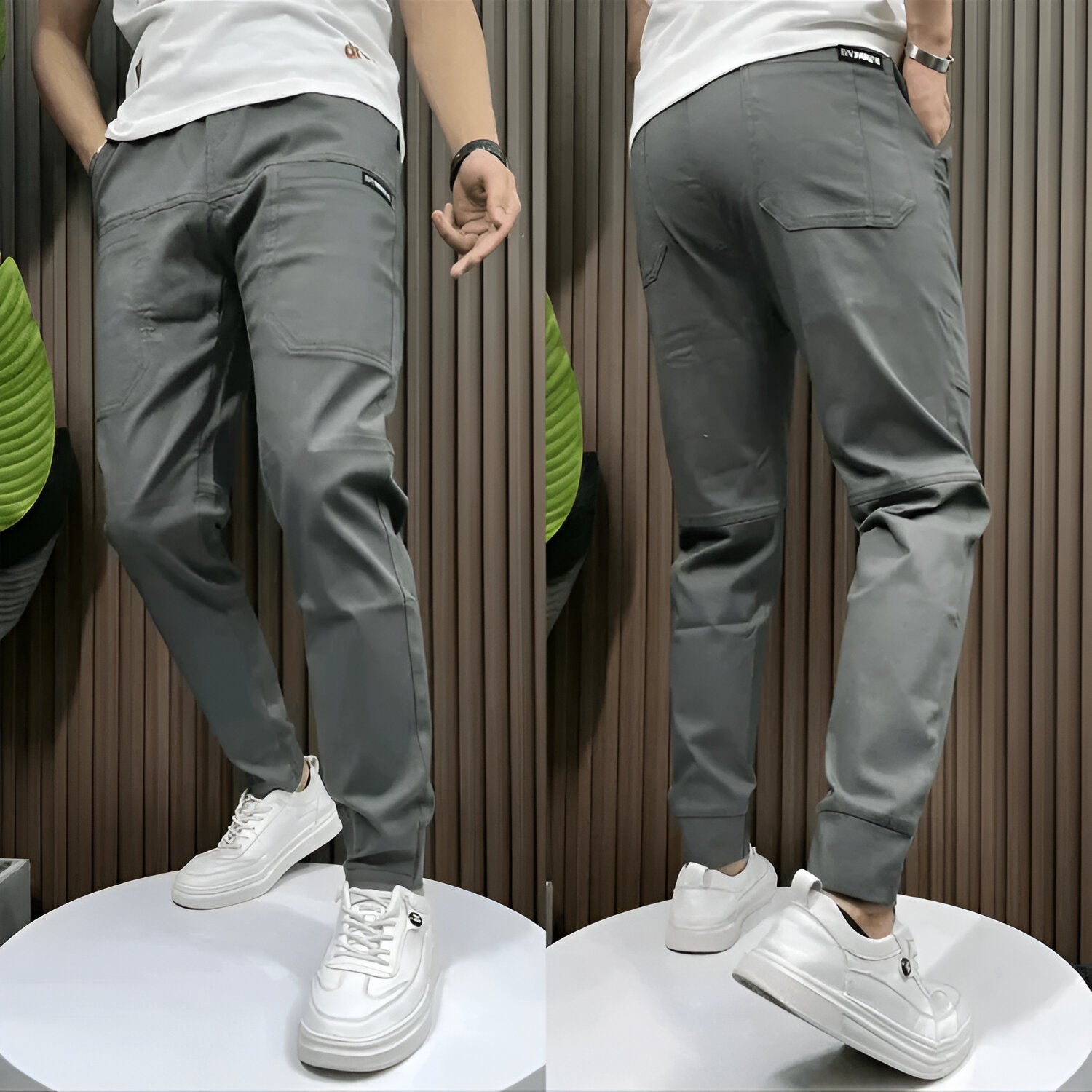 Cleevanzo™ | Pantalons Cargo Élastiques Premium (1+1 GRATUIT)